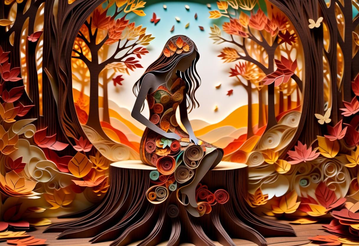 Fall Contemplation   by @Ishya