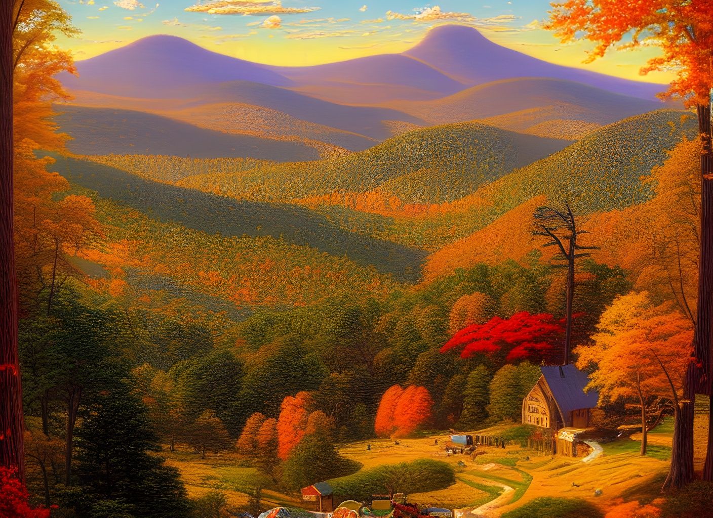 Fall in the Ouachita Mountains IV