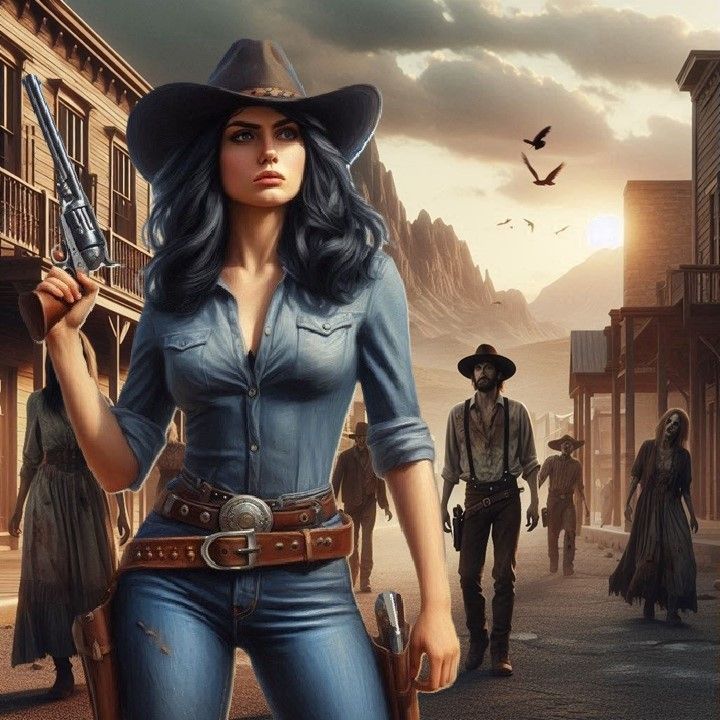 Her business was zombie hunting and business was good.