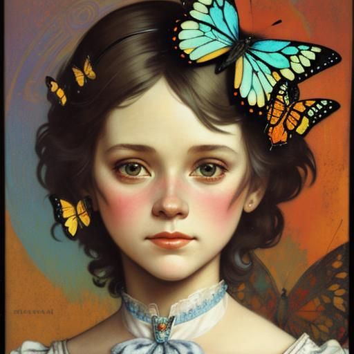 Butterfly girl
