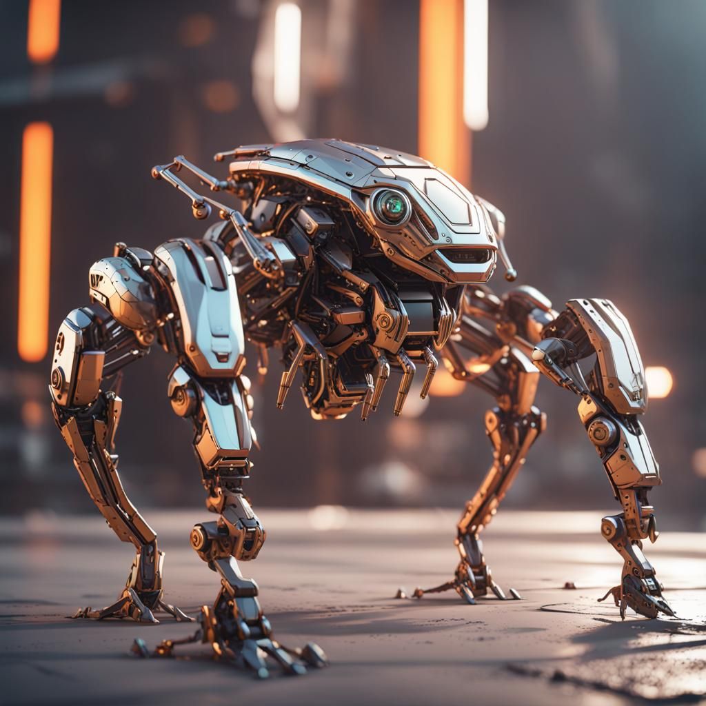 Scorpion robot - AI Generated Artwork - NightCafe Creator