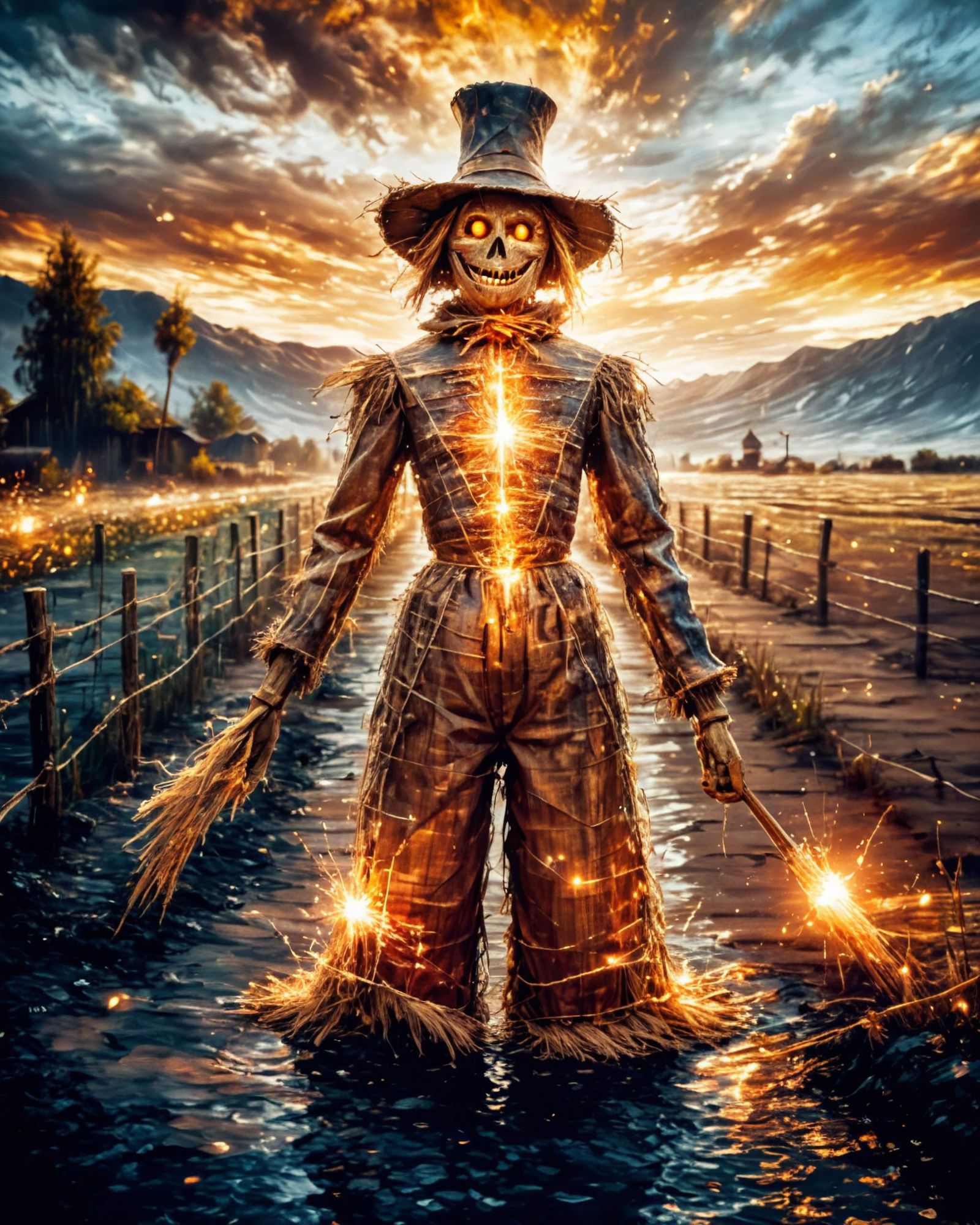 Sparkling Scarecrow