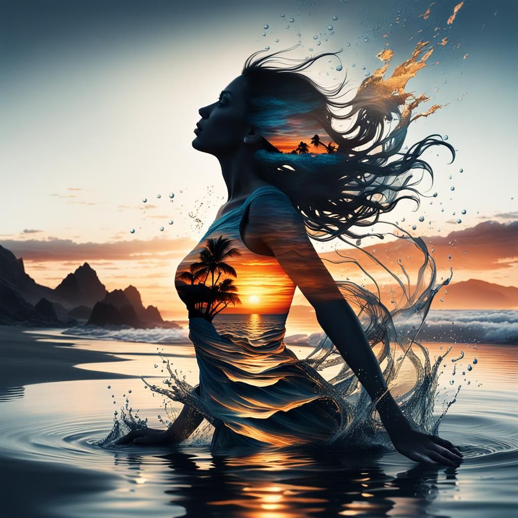 Enjoying the sea