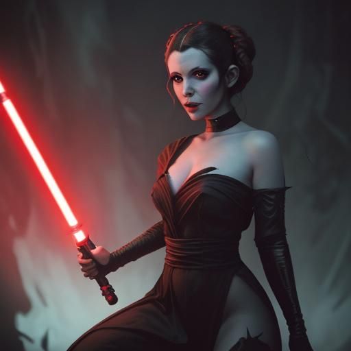 Disney Sith Princess Leia - AI Generated Artwork - NightCafe Creator