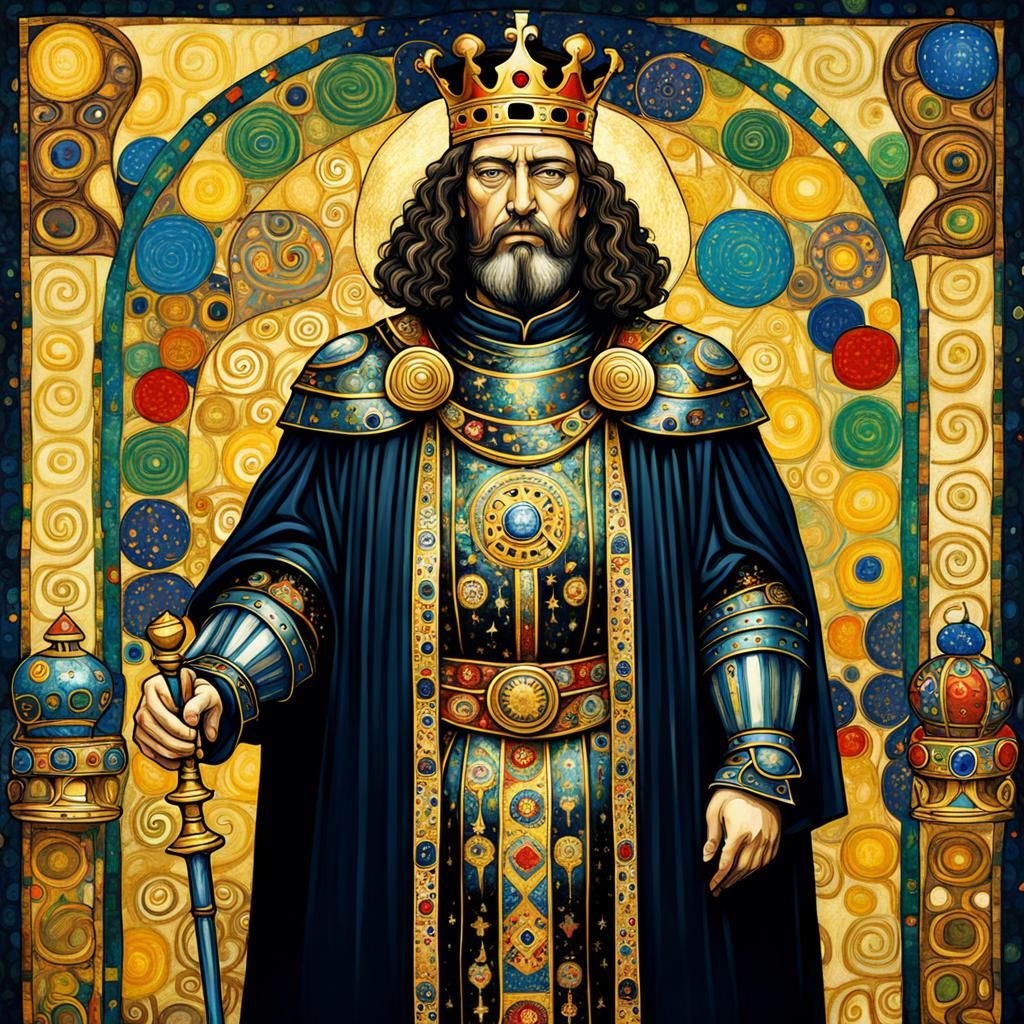 Kingdom king knight Klimt   by @Yumi