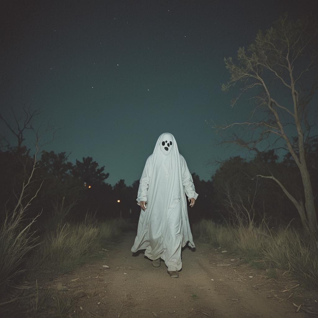 ghost appearance at night