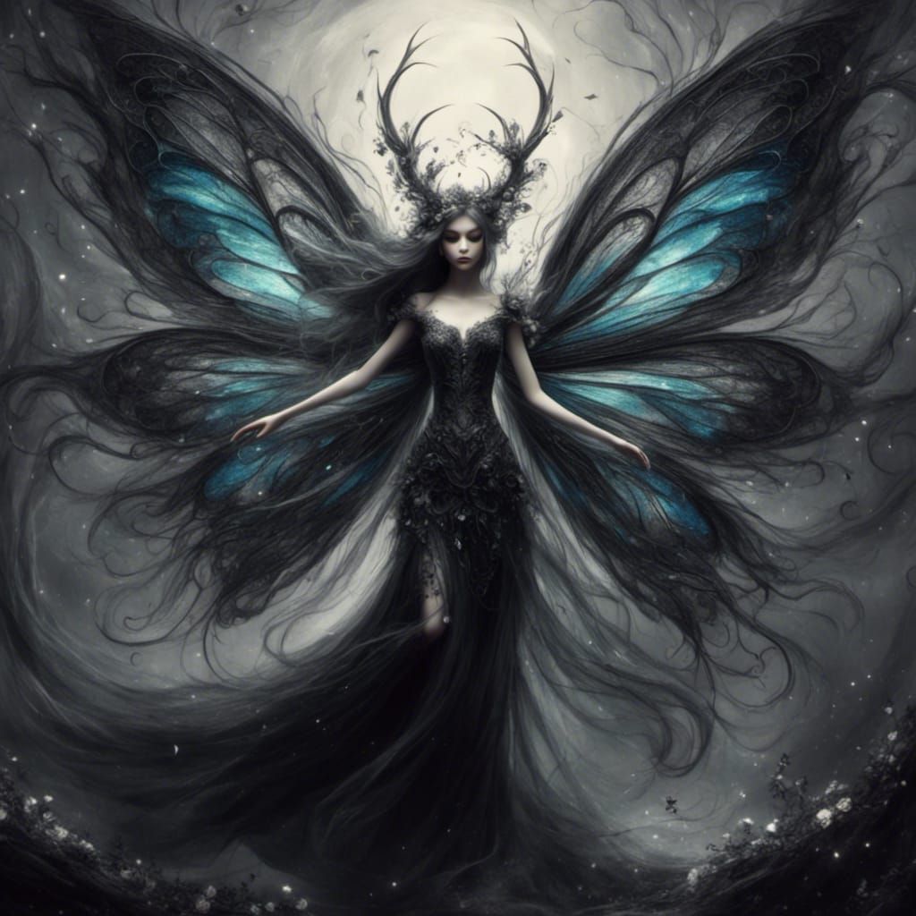 charcoal <lora:BeautifulFairies:1.0> 