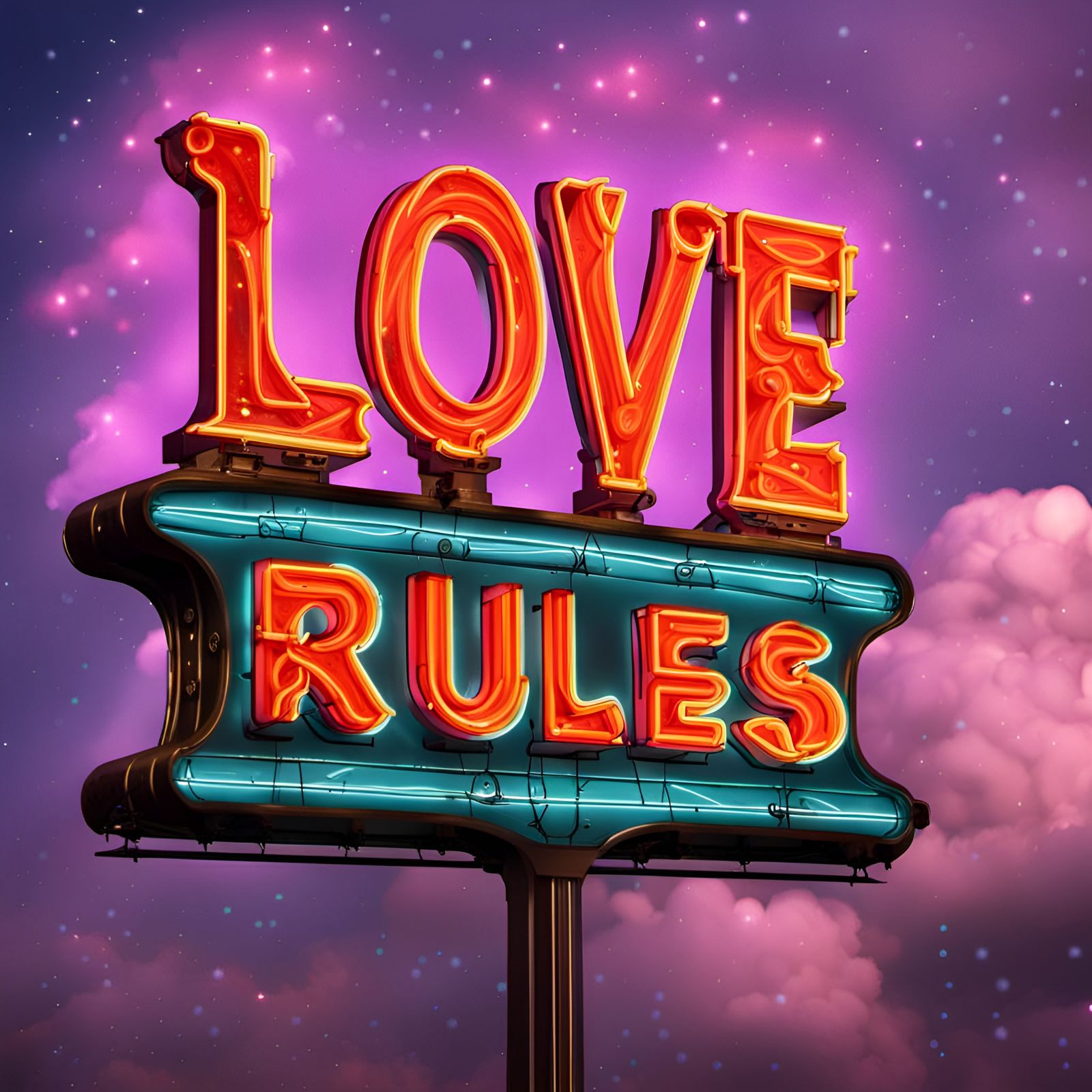 Love rules AI Generated Artwork NightCafe Creator