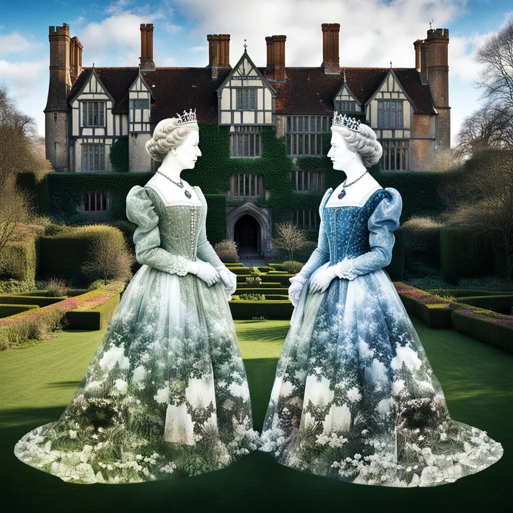 The ghosts on the lawn