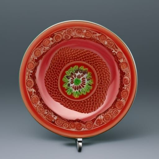 Red Circle majolica