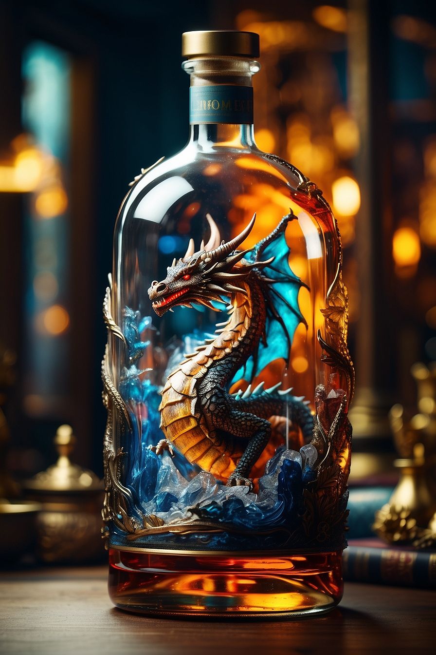 Dragon in a Whiskey Bottle