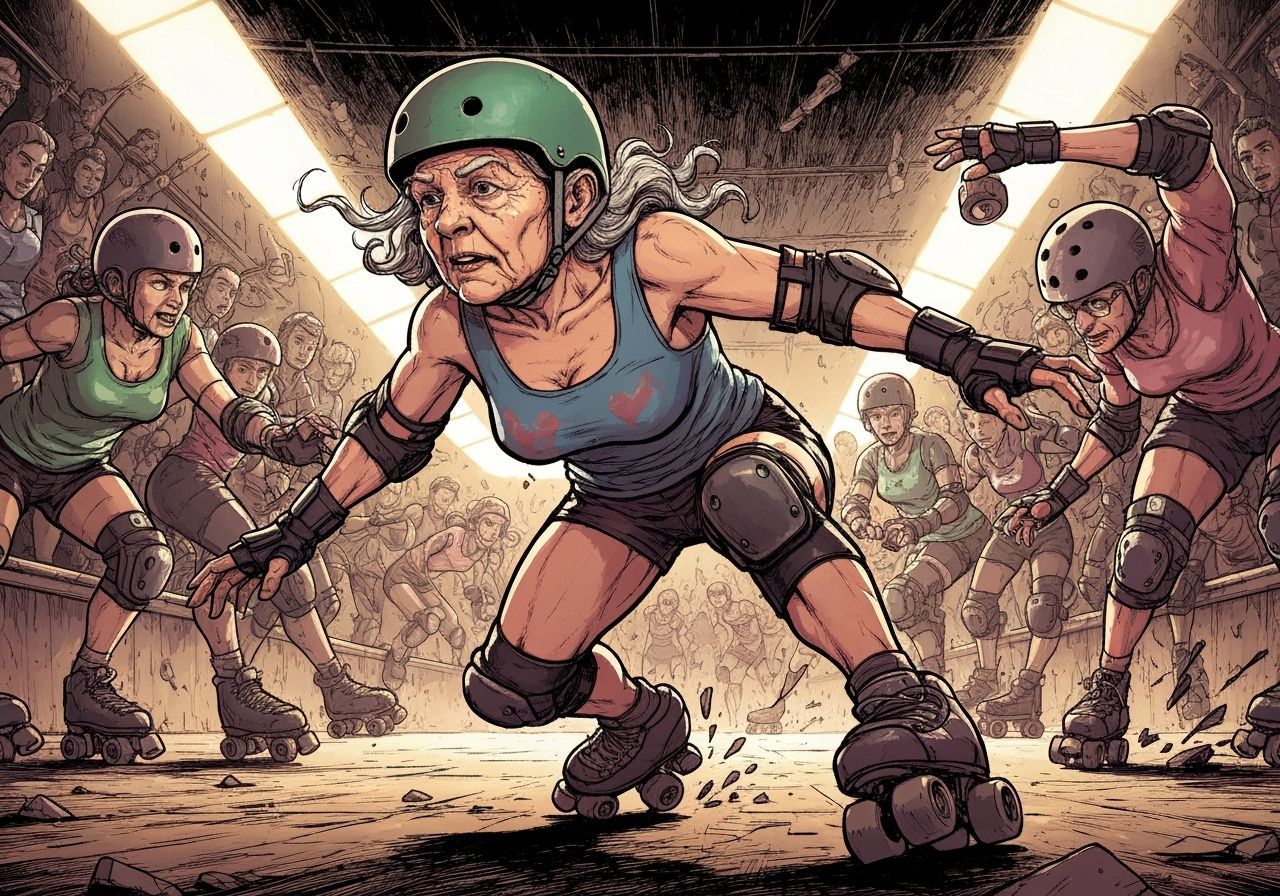 Morgan's Roller Derby Mee Maw  by @Matt Pak Mayhem