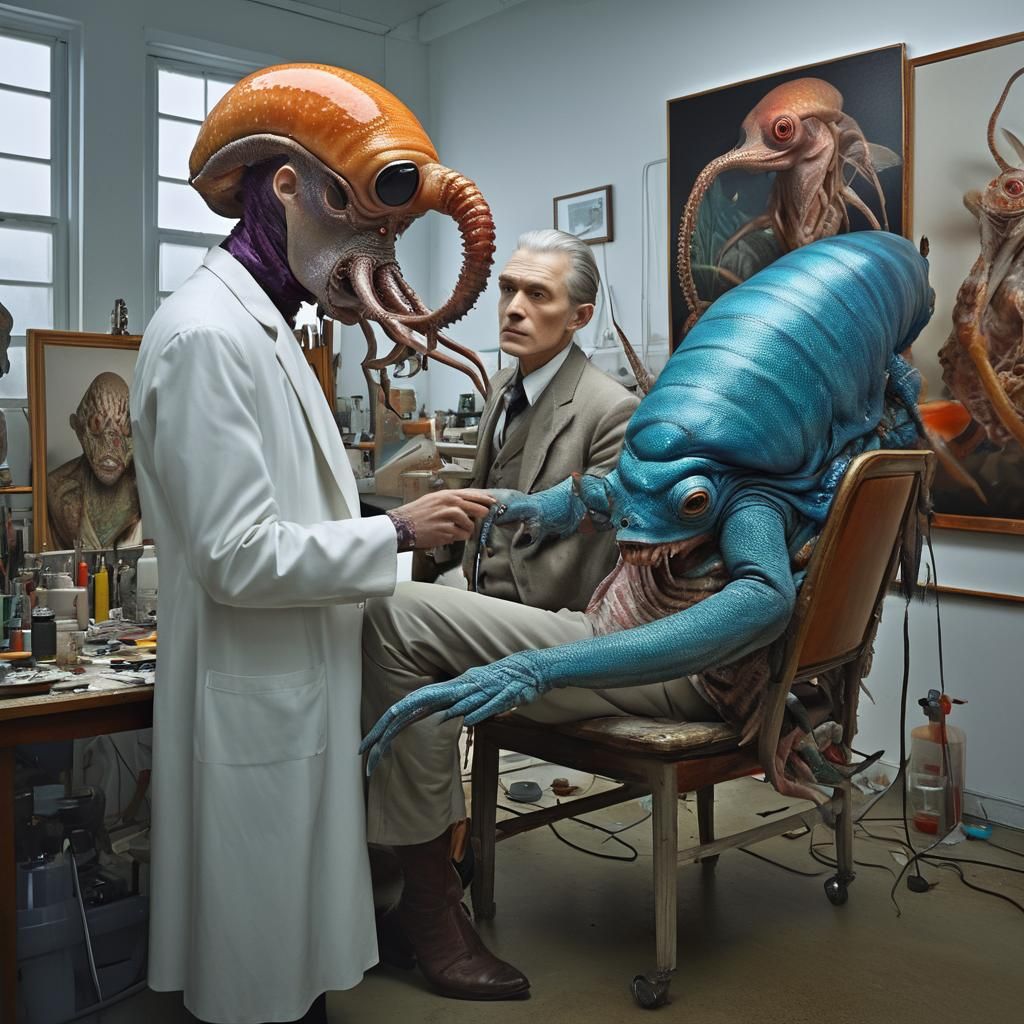 "Is it gonna hurt Doc?" -> 'First Time! Let's See...' (muffled scuffle)