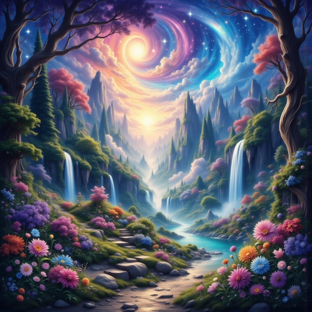 Fantasy Portal to a Peaceful World
