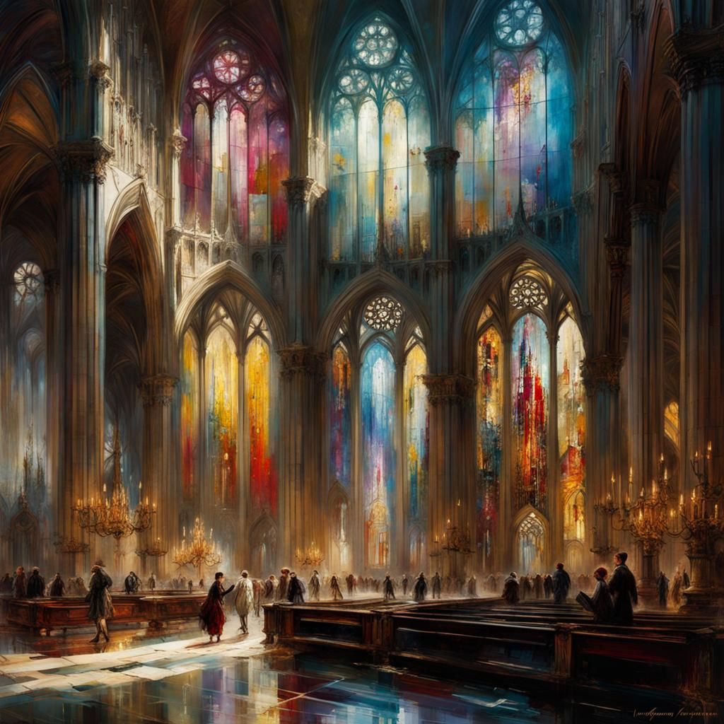 Cathedral - AI Generated Artwork - NightCafe Creator