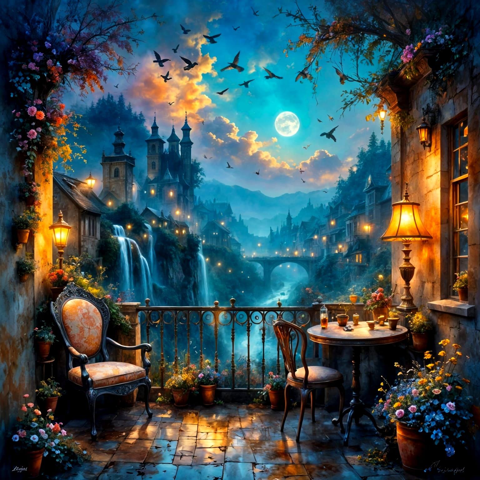 The terrace   by @Sakata Gintoki