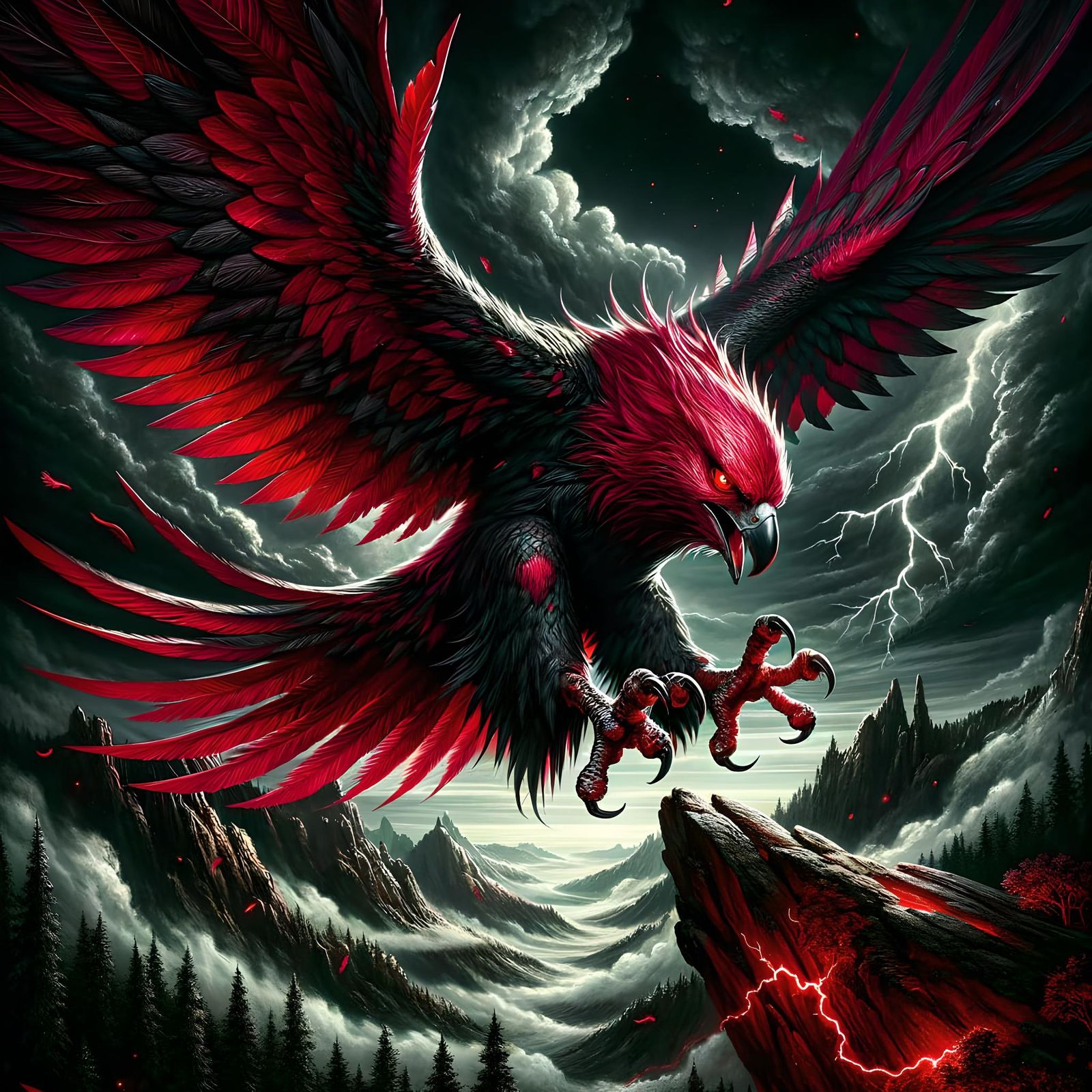 DND Series : Blood Hawk - AI Generated Artwork - NightCafe Creator