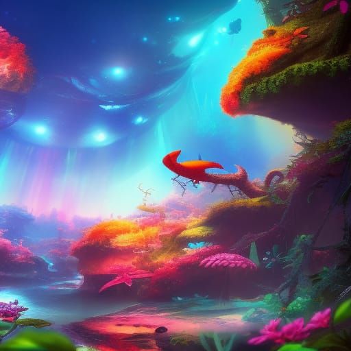 Aliens in the sky? - AI Generated Artwork - NightCafe Creator