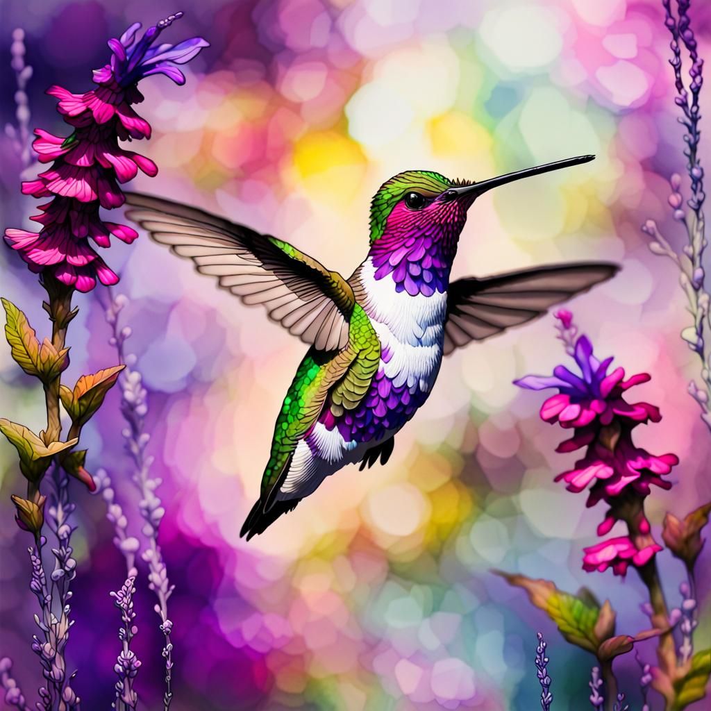 Calliope Hummingbird