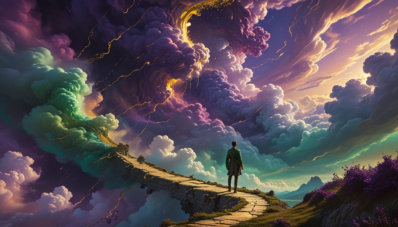 "To The Ends Of The Timeline." Fantasy. Hyper Realistic  by @Fredster