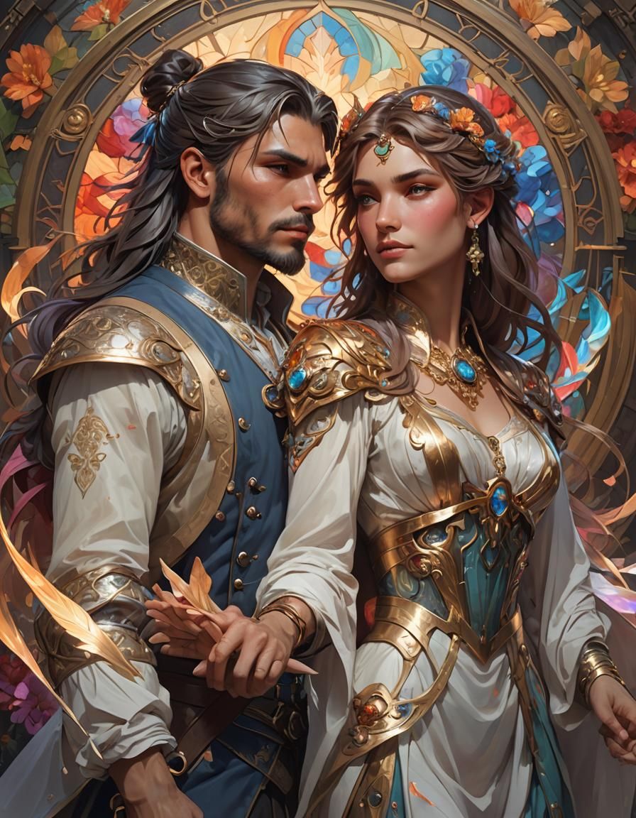 Gay fantasy couple
