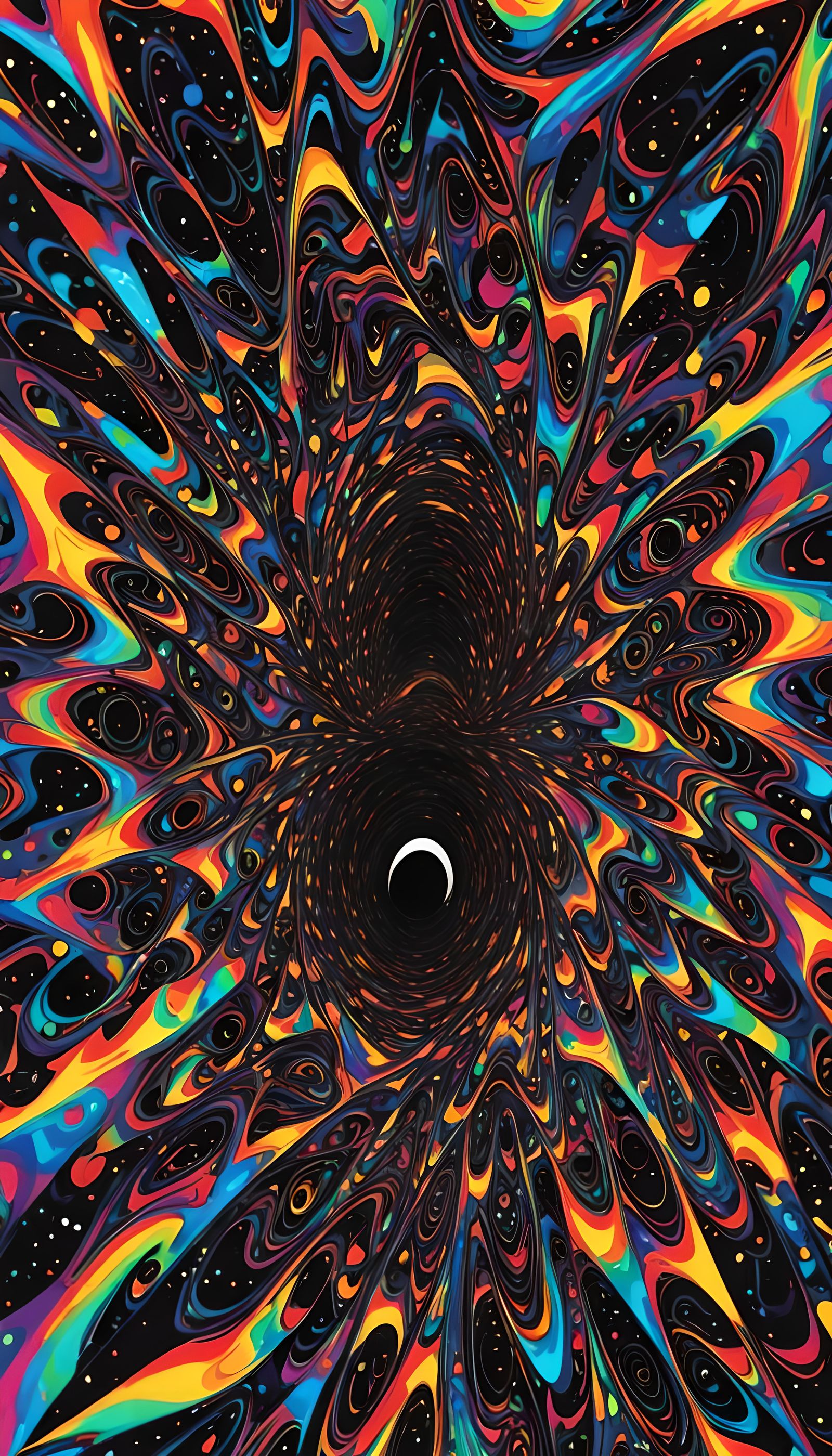 Psychedelic black hole prism