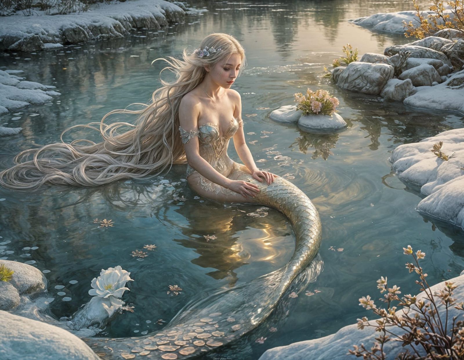 Nordic Mermaid  by @Moxiecat