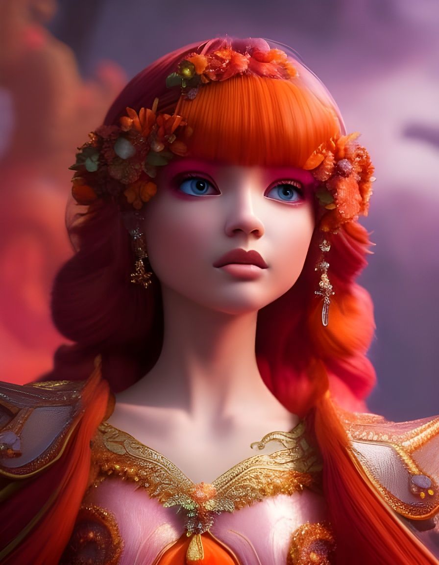 Phira - Autumn Princess - AI Generated Artwork - NightCafe Creator