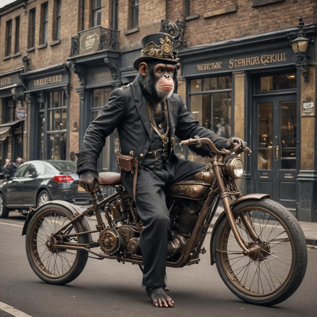 Steampunk Chimp
