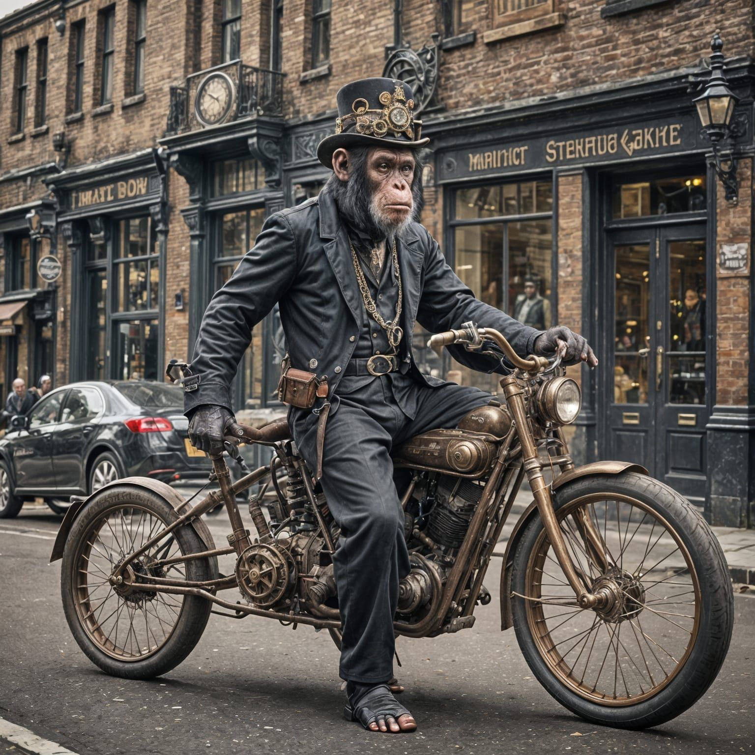 Steampunk Chimp