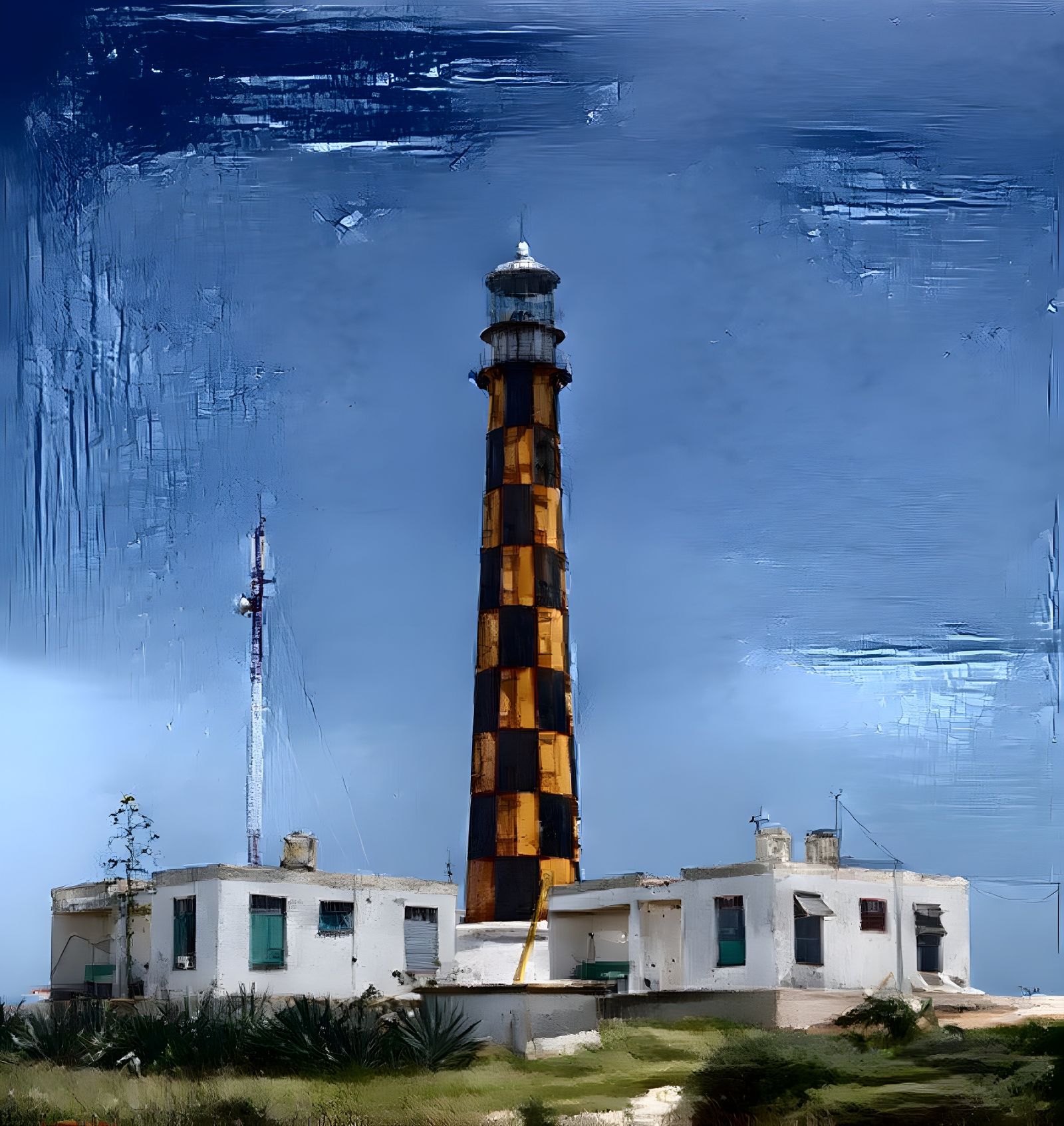 Faro Diego Velázquez en Cayo Paredón Grande, Cuba