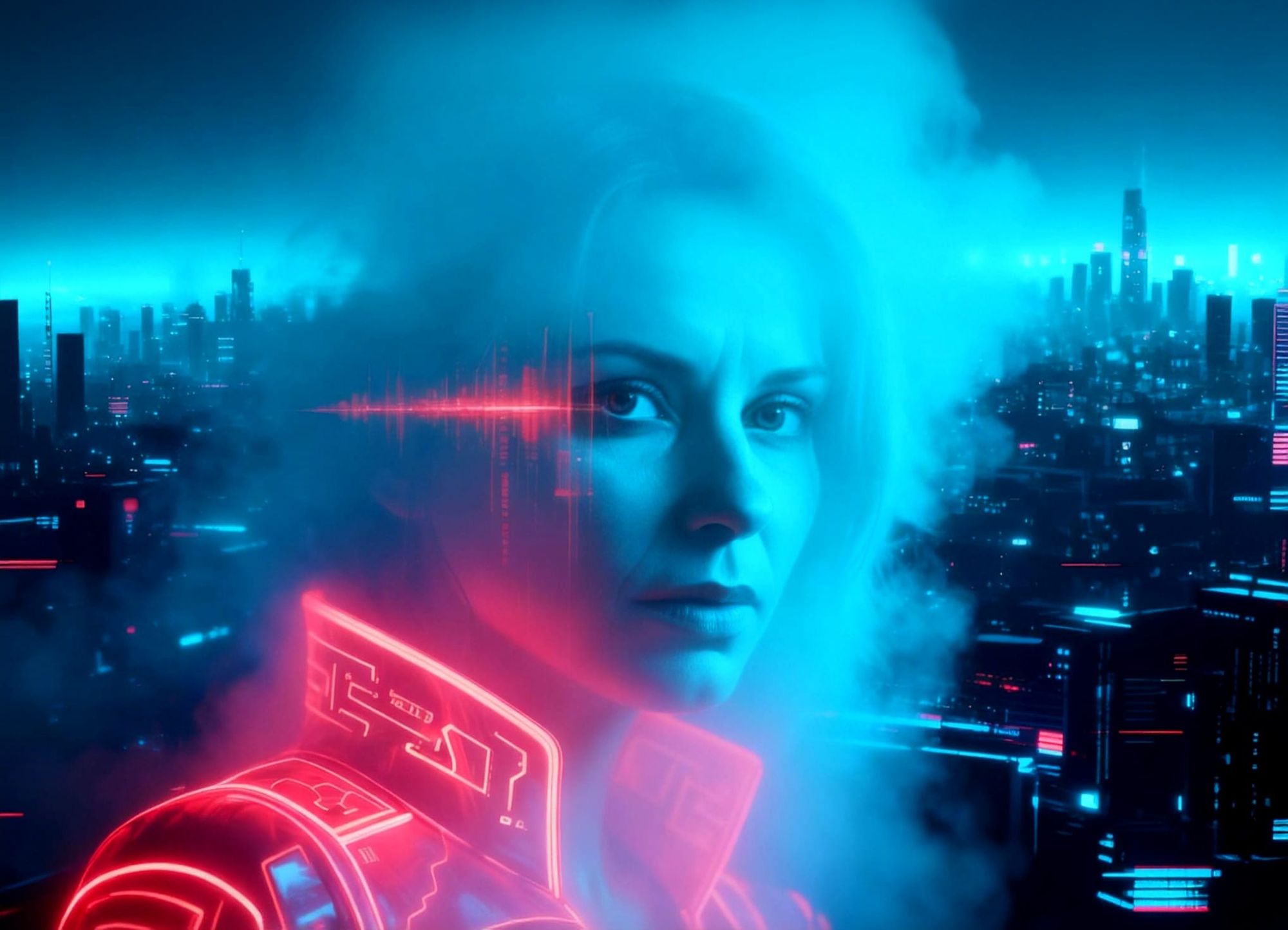 Misty Neon Cyberpunk #2845