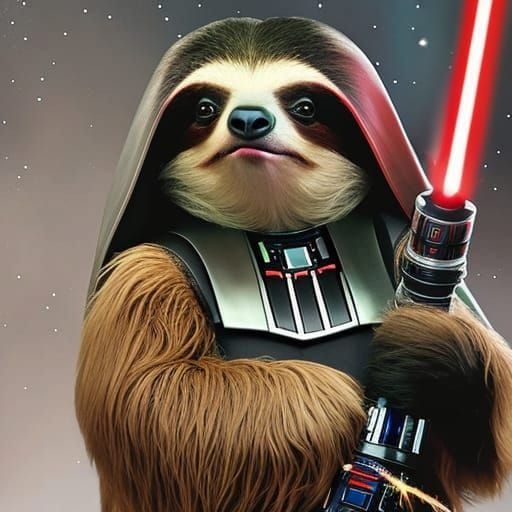 Sith Sloth - AI Generated Artwork - NightCafe Creator