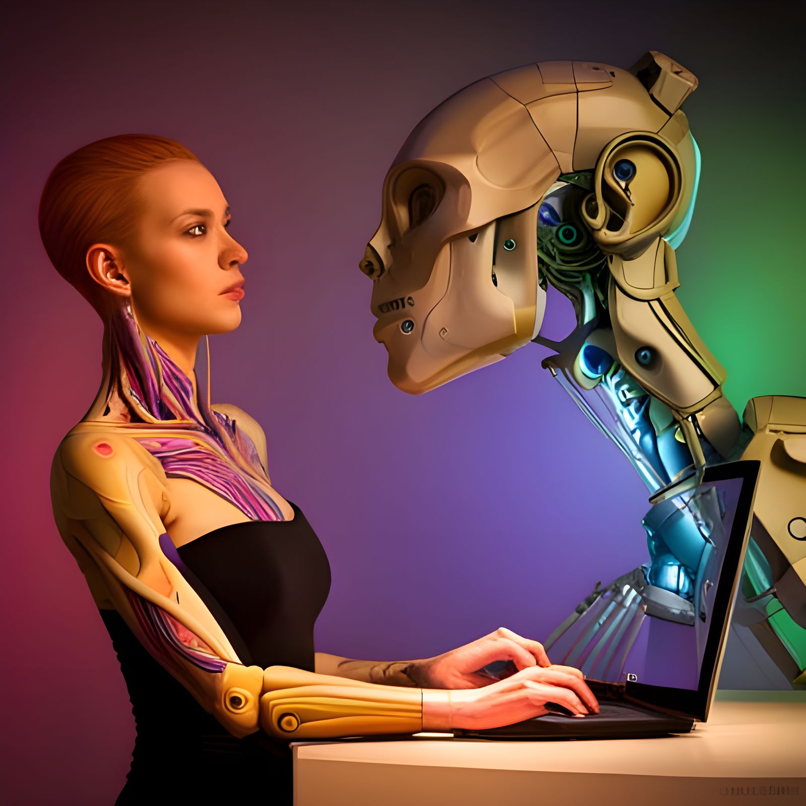 Welcome in the scary future  by @Flemming DenDer