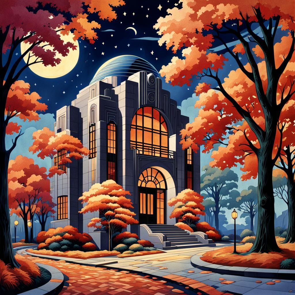 art deco architecture and design  by @Drestknight