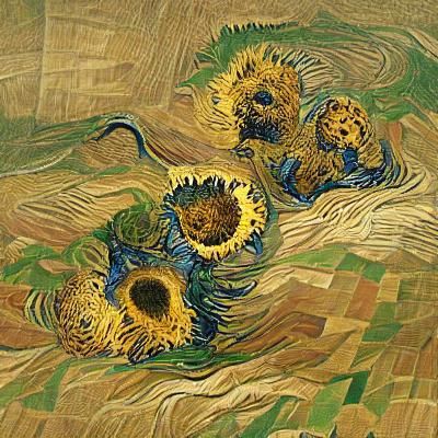 van gogh sunflowers