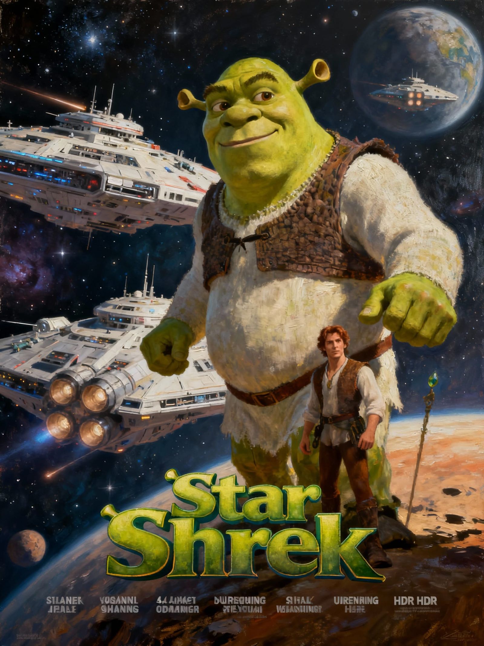 Star Shrek  by @Summerchild