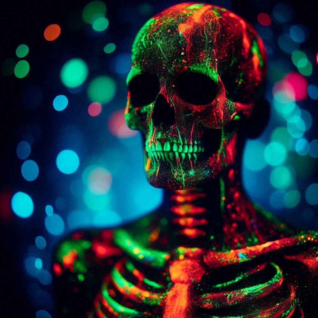 Neon Skeleton