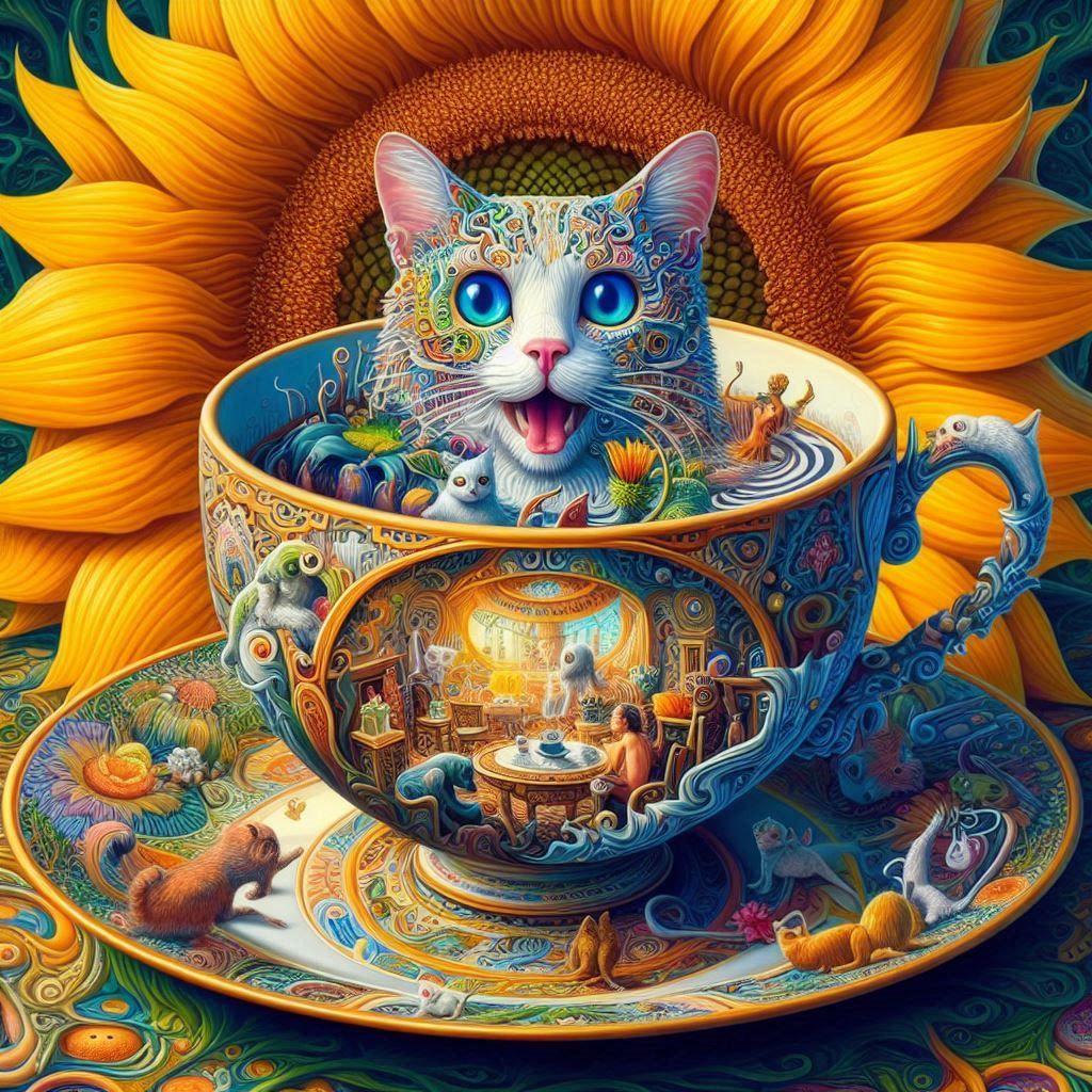 China Cat Sunflower