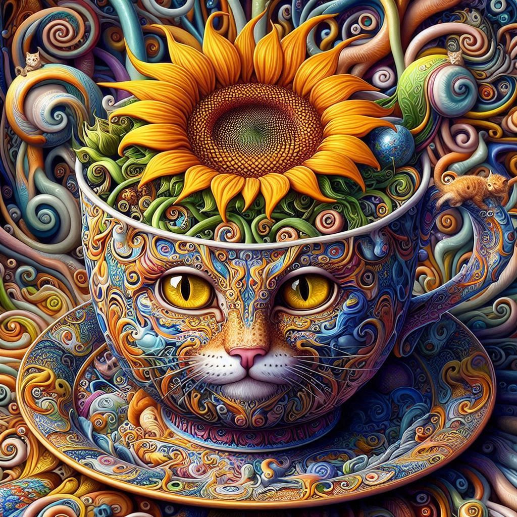 China Cat Sunflower