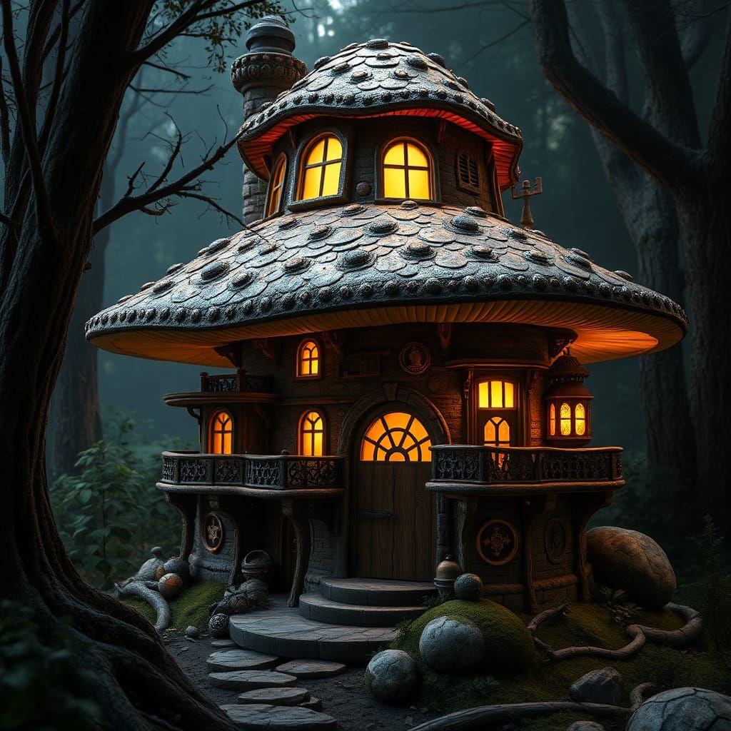 Mushroom house