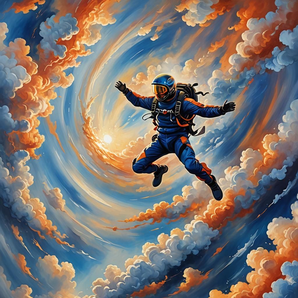 Skydiving  by @undefined