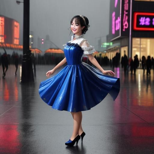 Young lady dance