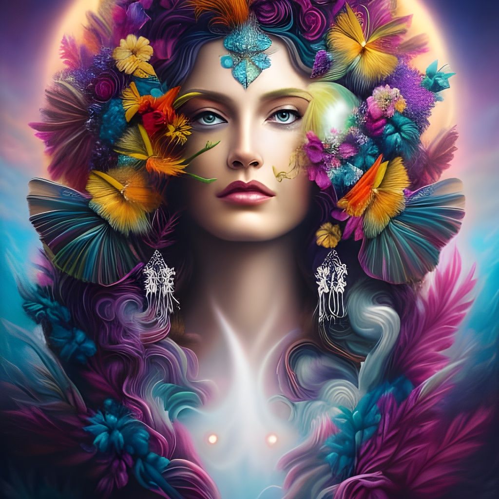 Life Incarnate: The Goddess of nature - AI Generated Artwork ...