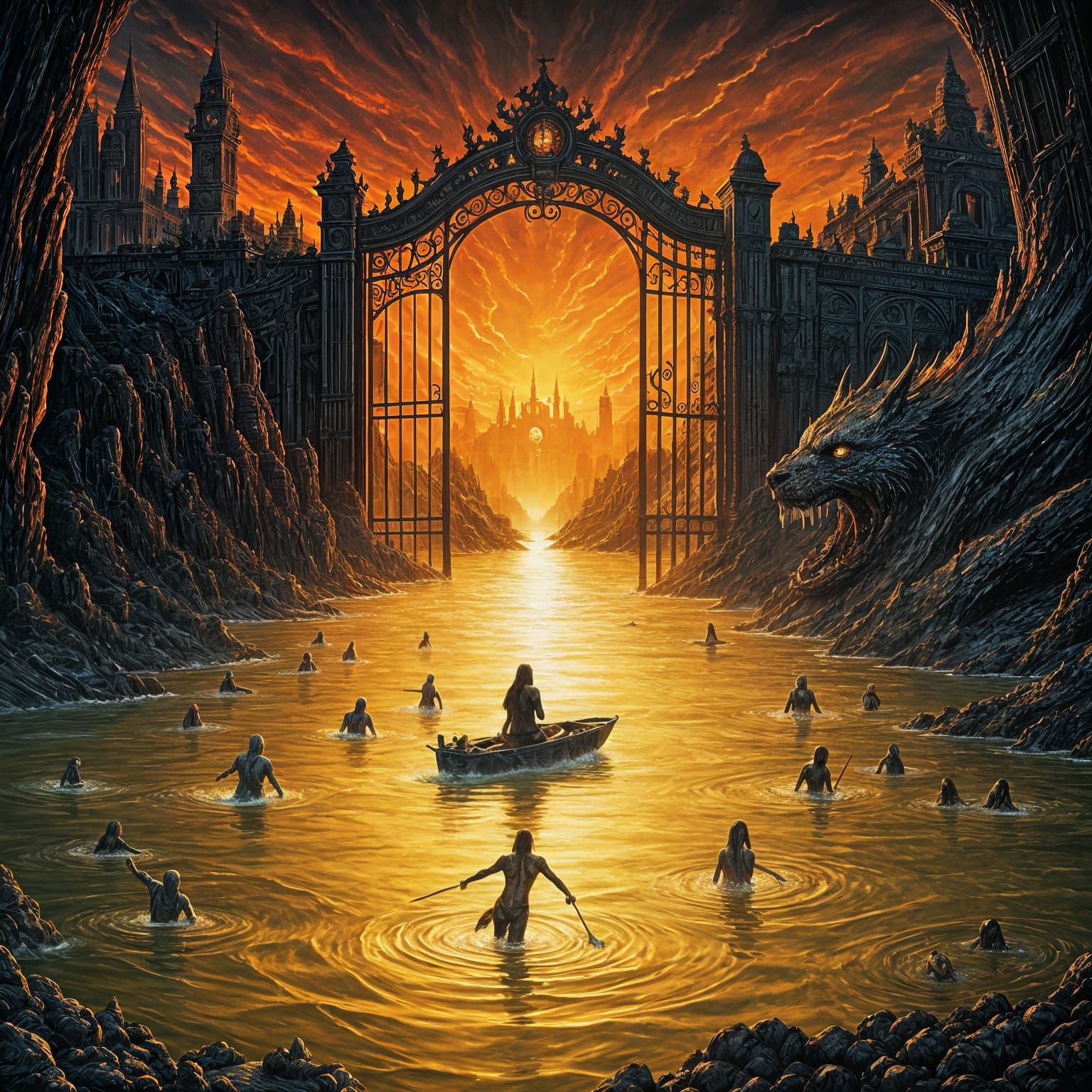 Gates of hell  by @DaoRa