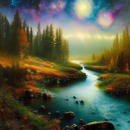 Beautiful starry night