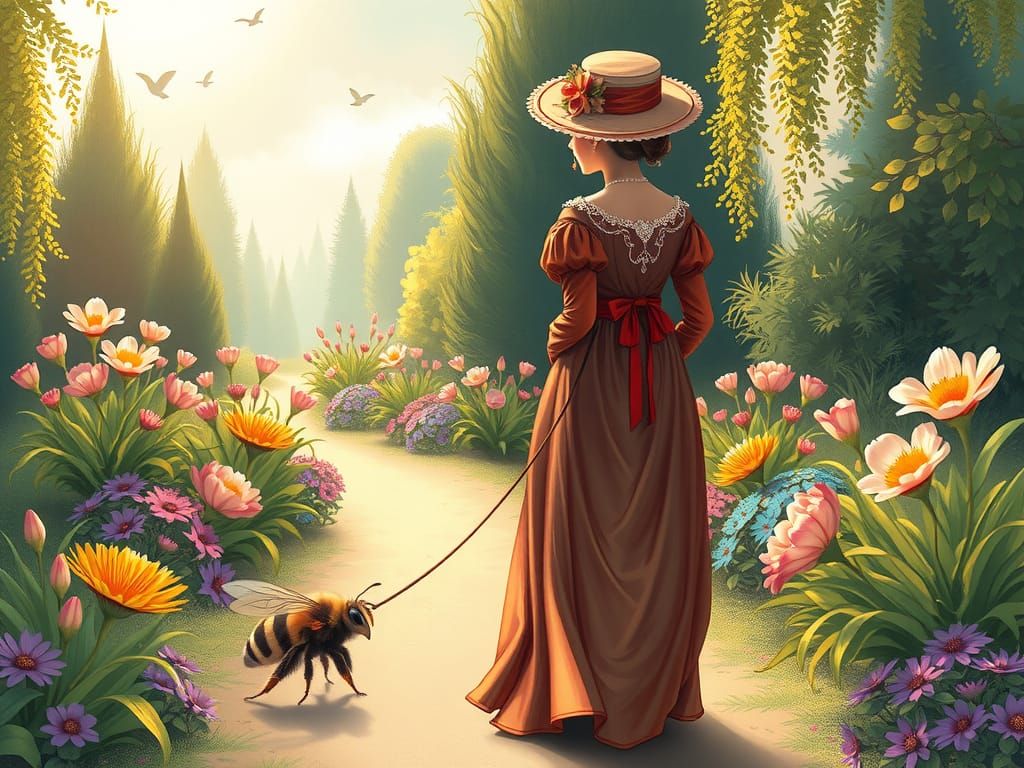 Bee walker
  by @fiercebearart