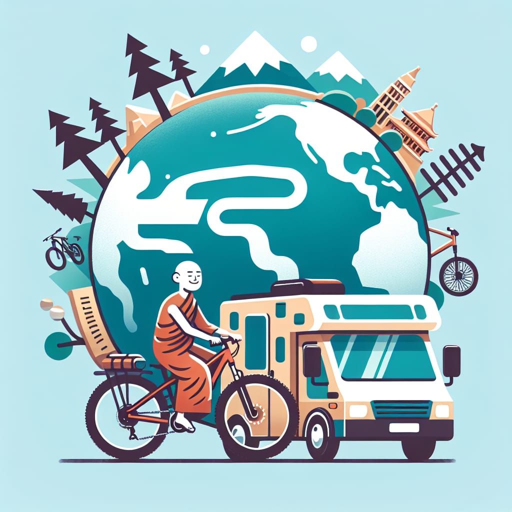 Monk's Global RV Adventure with Mountain Bike