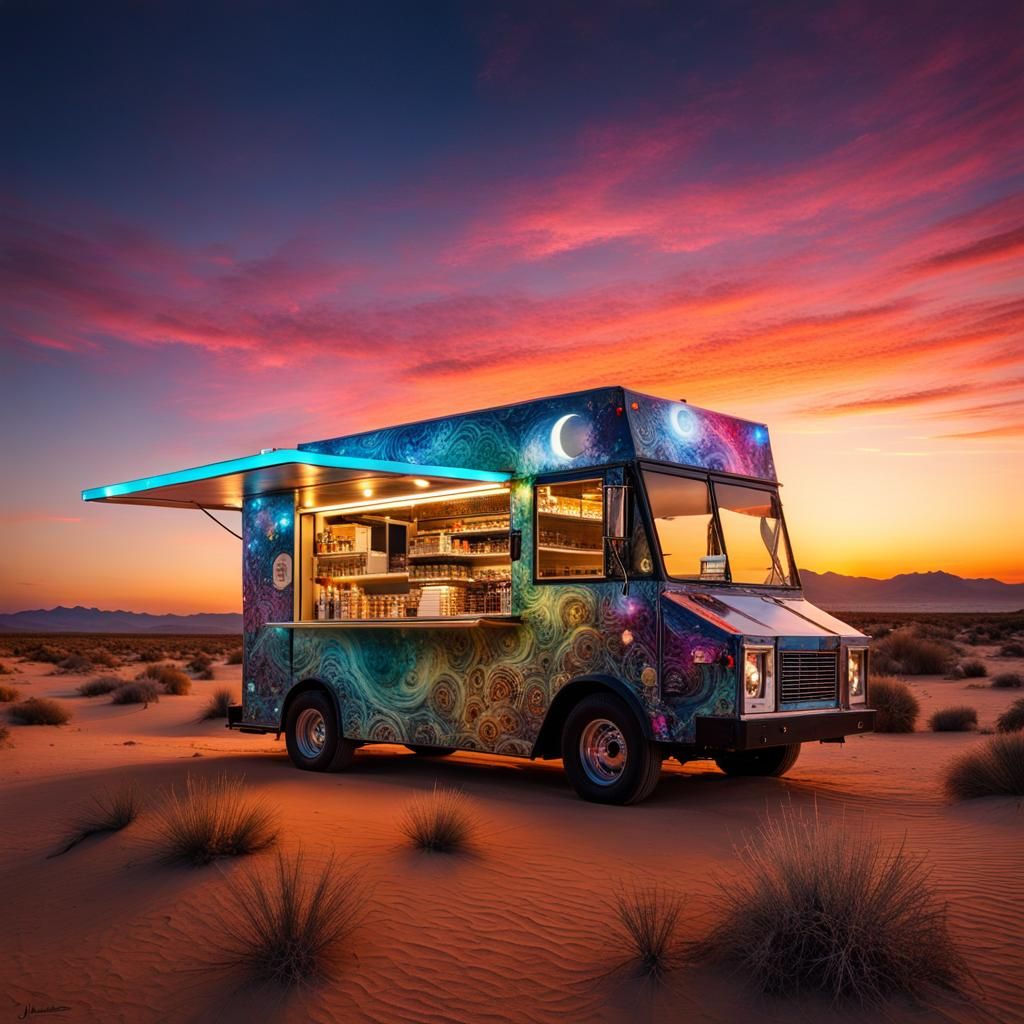 Futuristic Food Truck. #2