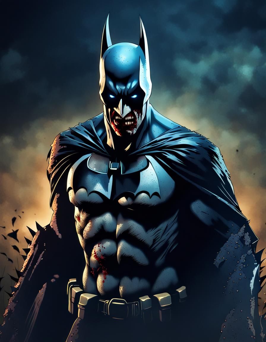 Zombie batman - AI Generated Artwork - NightCafe Creator